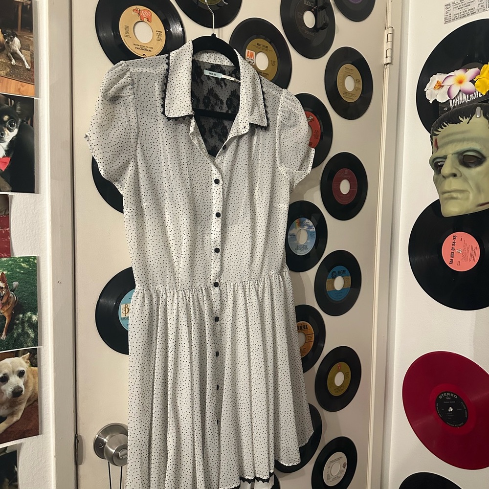 Kimchi Blue Black and White Mini Dress